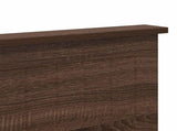 Headboard with Headboard Brown Oak 120 cm Engineered wood 887788