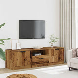 TV Cabinet Old Wood 140x35x40 cm Engineered Wood 856850