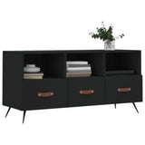 TV Cabinet Black 102x36x50 cm Engineered Wood 829005