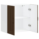 Kitchen Wall Cabinet Lucca Brown Oak Engineered Wood 853824