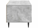 TV Cabinet Concrete Grey Engineered Wood 896458