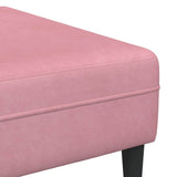 Sofa Set 3 pcs Pink Velvet 3335125