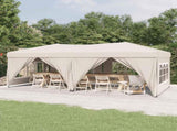 Folding Party Tent with Sidewalls Cream 3x6 m 93543