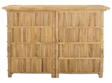 Outdoor Bar Table Natural 115 x 55 x 105 cm Bamboo 42028066