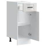 Kitchen Base Cabinet Porto High Gloss White Engineered Wood 853939