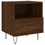 ZNTS Bedside Cabinets 2 pcs Brown Oak 40x35x47.5 cm Engineered Wood 827435