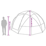 Dome Tent with Roof Green 475 x 475 x 235 cm Taffeta 42000993
