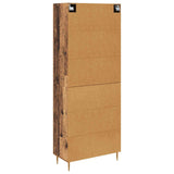 Highboard Old Wood 69.5 x 34 x 180 cm Engineered Wood 3415671