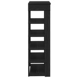 Shoe Rack Black 60x30x98 cm Engineered Wood 859924