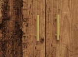 Sideboard Old Wood 69.5x34x90 cm Engineered Wood 857175