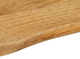 Table Top 70x40x2.5 cm Live Edge Solid Wood Mango 370705