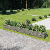 Gabion Raised Bed Galvanised Steel 540x50x50 cm 143567