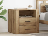 Bedside Cabinet Artisan Oak 35 x 50 x 60 cm Engineered Wood 881079