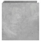 Bedside Cabinet Concrete Grey 45x50x50 cm Engineered Wood 848286