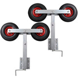 Boat Trailer Double Wheel Bow Support Set of 2 59 - 84 cm 141551