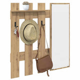 Wall-Mounted Coat Rack Artisan Oak 100 x 10 x 100 cm 874514