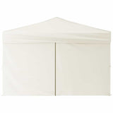 Folding Party Tent with Sidewalls Cream 3x3 m 93522