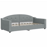 Daybed with Trundle without Mattress Light Grey 90x190 cm Single 3197599