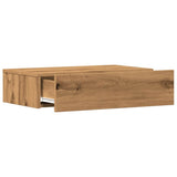 TV Cabinets with LED Lights 2 pcs Artisan Oak 60x35x15.5 cm 856346