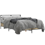 Bed Frame without Mattress Sonoma Oak 120x190 cm Small Double 3280068