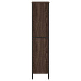 Bookcase Brown Oak 80x31x137.5 cm Engineered Wood 848633