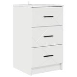 Bedside Cabinet with Drawer High gloss white 38 x 38 x 66 cm 883378