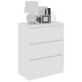 Sideboard White 60x35x76 cm Engineered Wood 801382