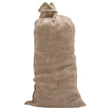 ZNTS Jute Sacks 10 pcs 65x135 cm 100% Jute 220 gsm 155780