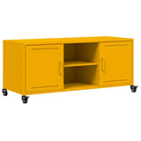 TV Cabinet Mustard Yellow 100.5x39x43.5 cm Steel 846665