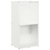 Firewood Rack White 40x30x80 cm Cold-rolled steel 864188