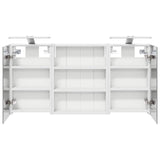 Bathroom Cabinet Set 3 pcs 100 x 10.5 x 50 cm Engineered wood 3403688