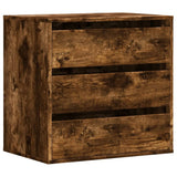 Corner Chest of Drawers Smoked Oak 60x41x58 cm Engineered Wood 852847