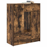 Sideboard with Drawers and Doors Smoked Oak 73x31x90 cm 861854