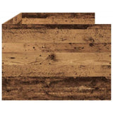 Daybed with Headboard Old Wood 90 x 200 cm Engineered Wood 3333993