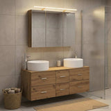 Bathroom Furniture Set 4 pcs Artisan Oak 3407102