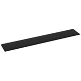 Wall Headboard 12 pcs Black 90 x 15 cm Fabric 42020539