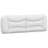 Bed Frame with LED without Mattress "Hvar" White and Black 160x200 cm 3213947