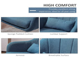 Swivel Linen Fabric Accent Chair for Living Room Contemporary Vanity Armchair with Adjustable Height T3398P328131
