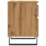 Bedside Cabinet Artisan Oak 40x35x50 cm Engineered Wood 857438