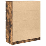 Sideboard Smoked Oak 80x35x99 cm Engineered Wood 3328484