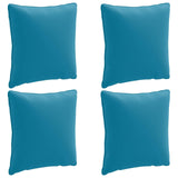 4-Piece Back Cushions PUTTEN 4 pcs 100% Polyester Light Blue 945150