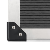 Outdoor Shower with Tray WPC Stainless Steel 3051292