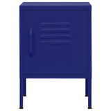 ZNTS Nightstand Navy Blue 35x35x51 cm Steel 336208