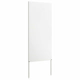 Garden Privacy Screen White 50 x 140 cm Cold-rolled steel 876288
