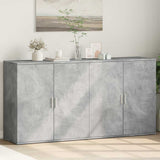 Sideboards 2 pcs Concrete Grey 79x38x80 cm Engineered Wood 3276605