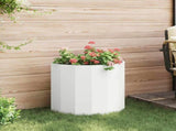 Planter White 60 x 30 x 50 cm Steel 883718