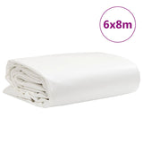 ZNTS Tarpaulin White 6x8 m 650 g/m² 156195