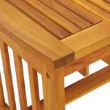 Side Table Oil Natural Solid Acacia Wood 4106451