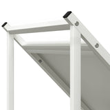 Firewood Rack White 70x43x34.5 cm Cold-rolled steel 864174