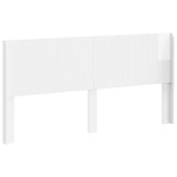 Headboard High Gloss White Engineered Wood 889559